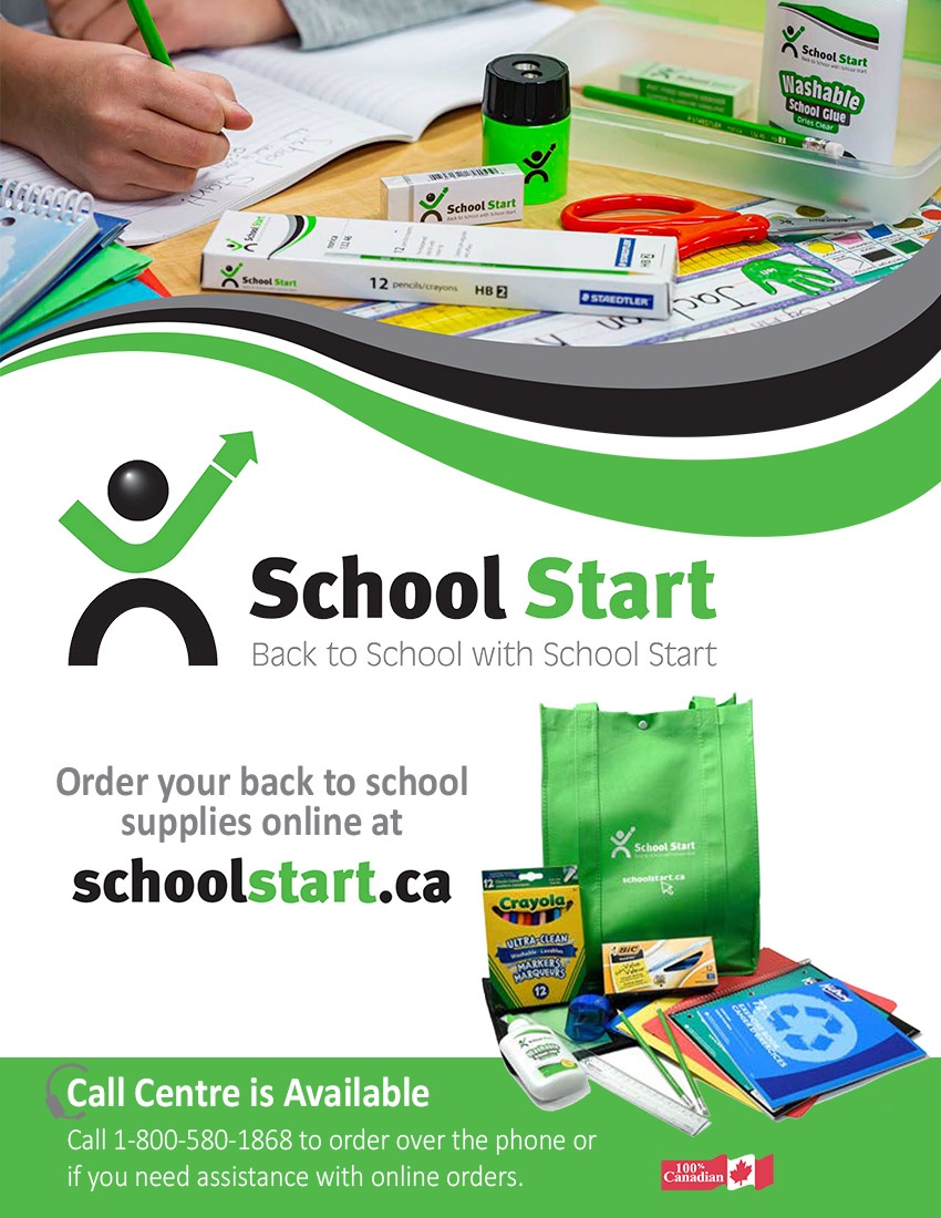 School Start Supply Kit Poster 2025 2026